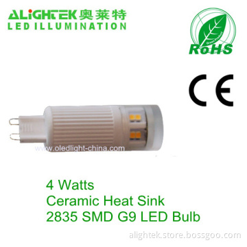 4w 2835smd G9 Ceramic Led Bulb Led Lamp Retrofit For Chandelier 